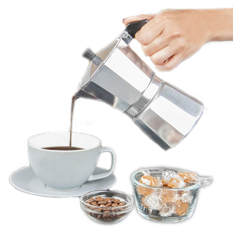 Quality Coffee Equipment - Aluminum Espresso Maker Latte Coffee Maker