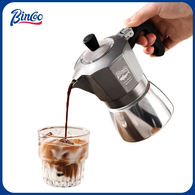 Quality Coffee Equipment - Bincoo 2 Cups Double Valve Moka