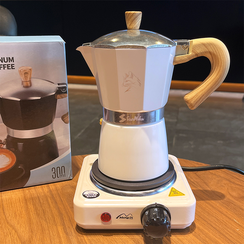 Moka Pot 3/6 Cup - Italian Sto - Quality Coffee Equipment review and price