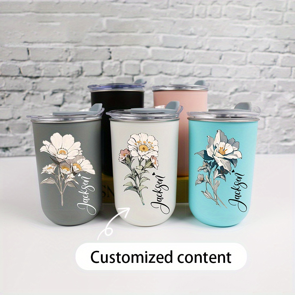 Custom Name Vintage White Flor - Coffee Equipment Names review and price