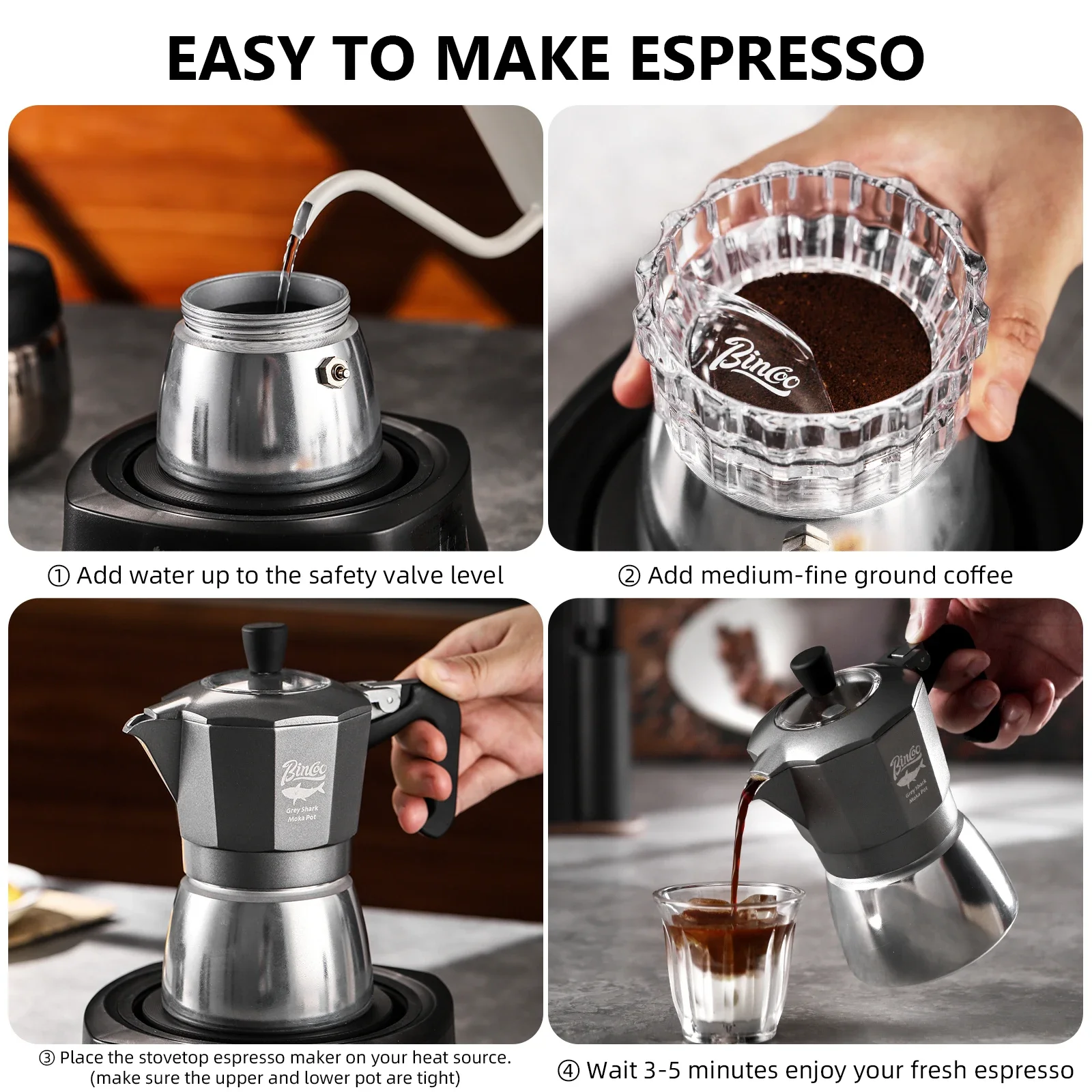 Bincoo 2 Cups Double Valve Mok - Quality Coffee Equipment review and price