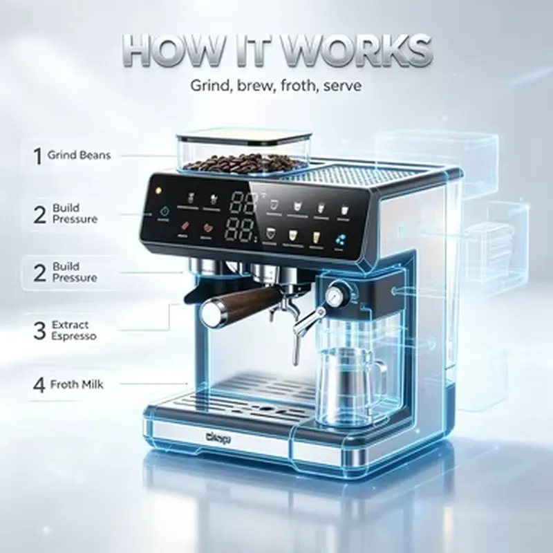 Lightweight Handheld Coffee Ma - Pressure Gauge Espresso review and price