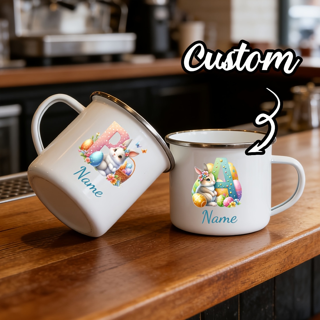 Personalized Mug Floral Initia - Coffee Equipment Names review and price