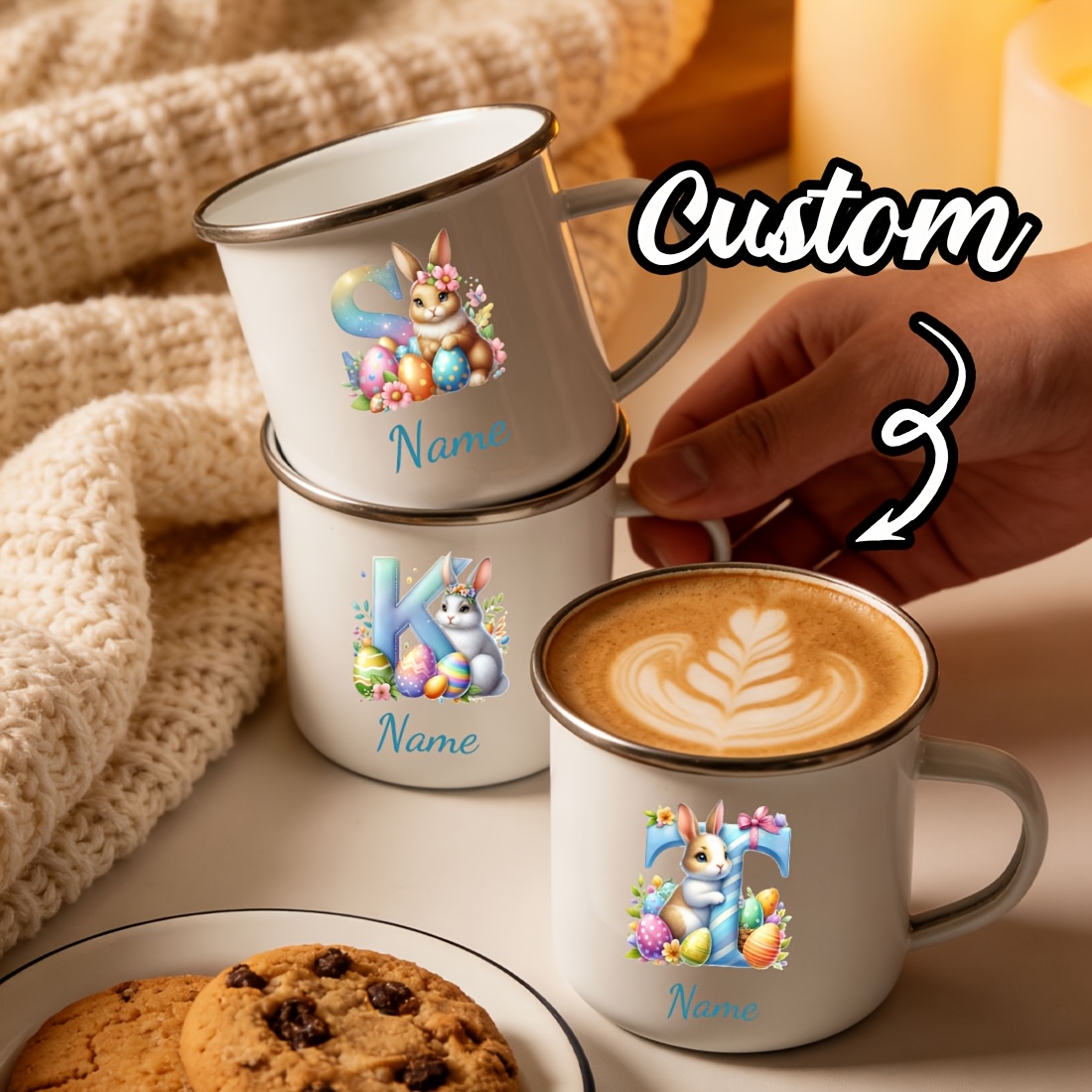 Personalized Mug Floral Initia - Coffee Equipment Names review and price