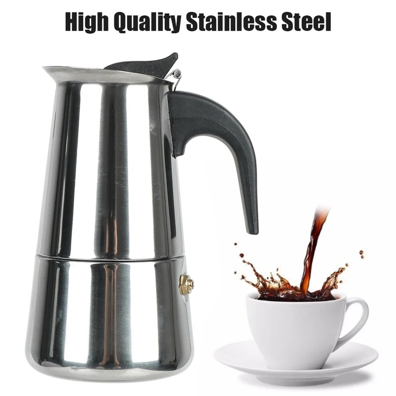 Multi-Cup Stainless Steel Moka - Quality Coffee Equipment review and price