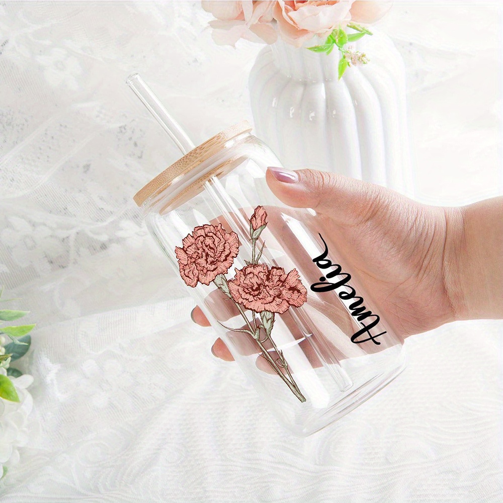 Custom Birth Flower Carnation  - Coffee Equipment Names review and price