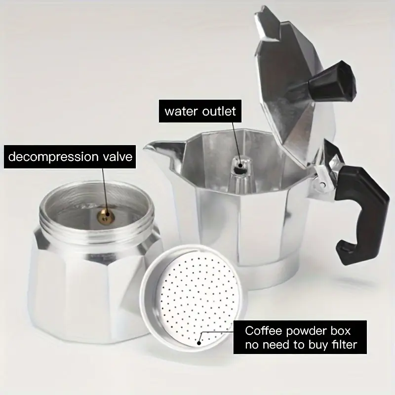 Classic Aluminum Moka Pot 50-3 - Coffee Equipment For Home review and price