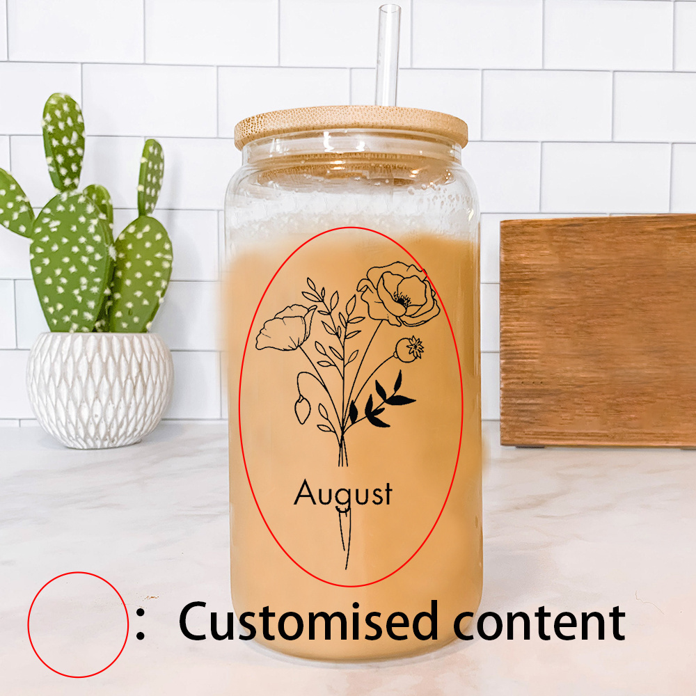 Customized Name Frosted Glass  - Coffee Equipment Names review and price