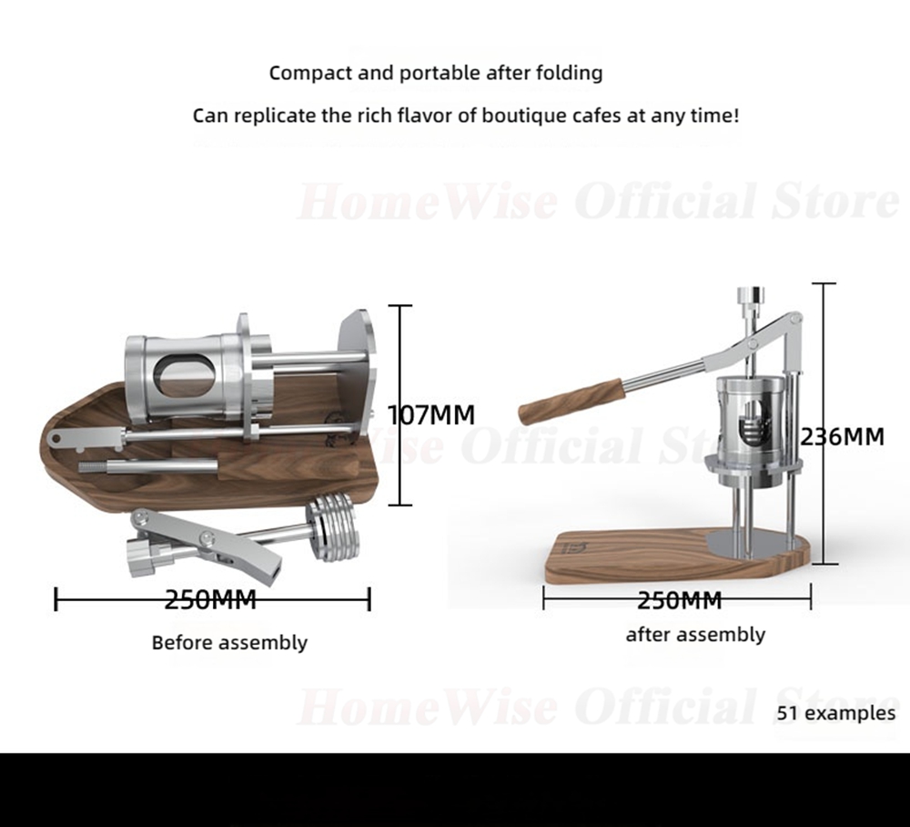 LXCHAN WS/WS1 Portable Manual  - Pressure Gauge Espresso review and price