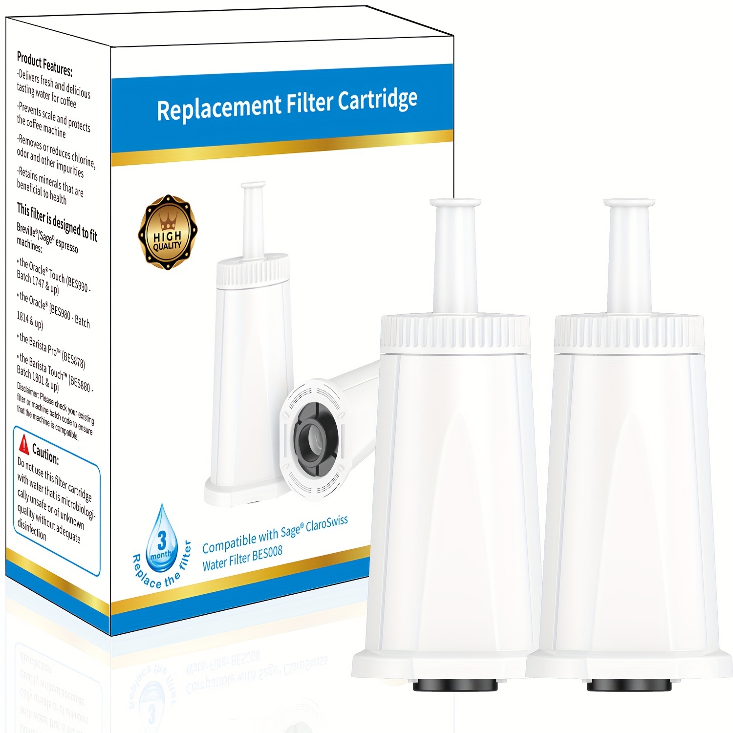 Replacement Water Filter for B - Breville Espresso Barista Touch review and price