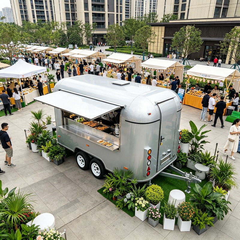 Customized Food Truck Mobile w - Coffee Vending Equipment review and price