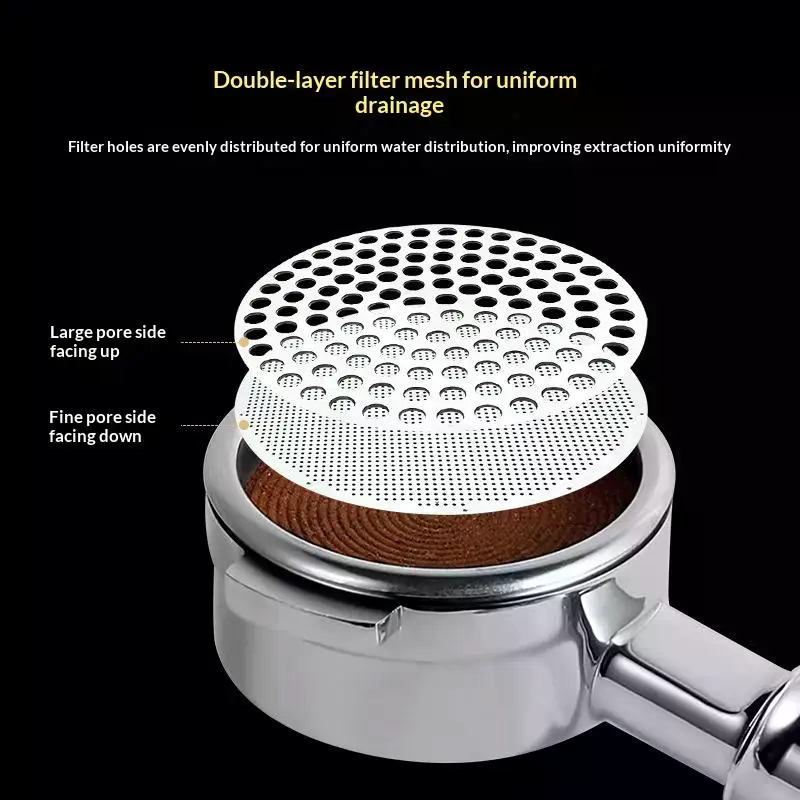 51/53/58mm Reusable Coffee Puc - Puck Screen Mesh review and price